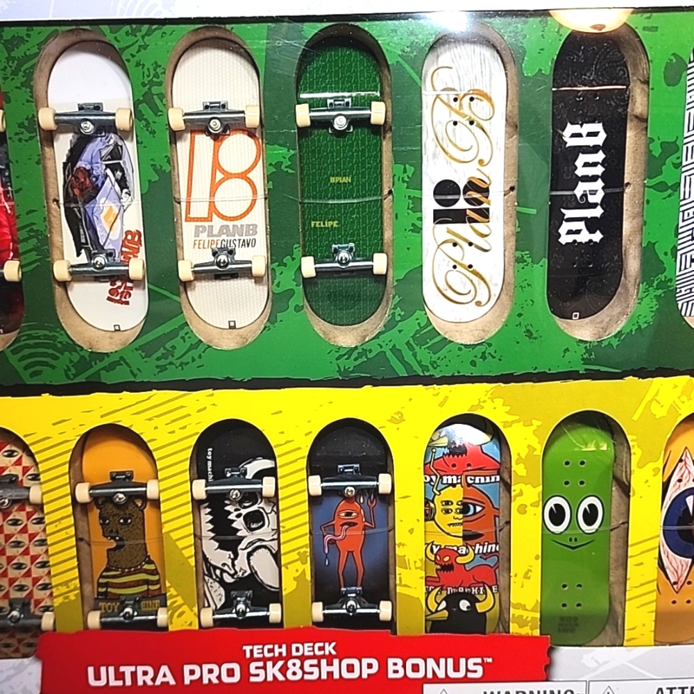 TECH DECK Ultra Pro 20 Bonus Pack Fingerboard Skateboards Sk8shop - Picture 4 of 9